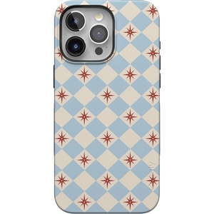 image:imageCasely iPhone 15 Pro Max Case  Chelsea Checker  Starlight Tiles  Bold Protective Design  Compatible with MagSafe