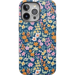 image:imageCasely iPhone 15 Pro Max Case  Full Bloom  Navy Floral  Bold Protective Design  Compatible with MagSafe
