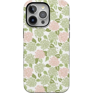 image:imageCasely iPhone 15 Pro Max Case  Hydrangea Haze  Floral Garden  Bold Protective Design  Compatible with MagSafe