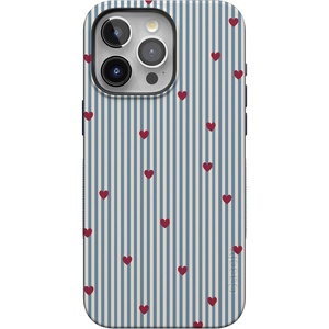 image:imageCasely iPhone 15 Pro Max Case  Love Lines  Blue Stripes  Bold Protective Design  MagSafe Compatible Design