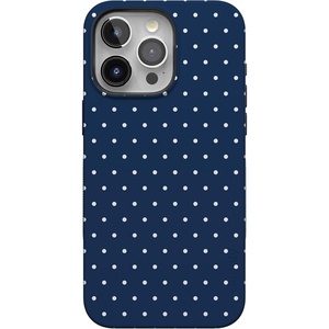 image:imageCasely iPhone 15 Pro Max Case  On the Dot  Navy Polka Dot  Bold Protective Design  Compatible with MagSafe