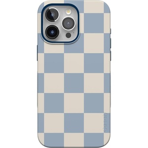 image:imageCasely iPhone 15 Pro Max Case  Scribble Me that  Crayola Rainbow Pencil  Bold Protective Design  Compatible with MagSafeFit Check  Light Blue Checkerboard