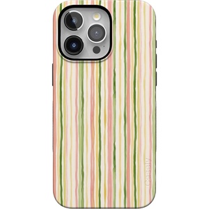 image:imageCasely iPhone 15 Pro Max Case  Sweet Stripes  Rainbow Pastel  Bold Protective Design  Compatible with MagSafe