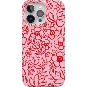 image:imageCasely iPhone 15 Pro Max Case  Wild at Heart  Tiger  Compatible with MagSafe  Classic Ultra Slim DesignBlush Garden  Floral Doodle