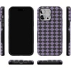 image:imageCasely iPhone 13 Pro Case  Harlequin Midnight Diamond  Black and Purple  Bold Protective Design  MagSafe Compatible Design