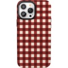 image:imageCasely iPhone 13 Pro Case  Checked Twice  Red Plaid  Bold Protective Design  MagSafe Compatible Design