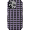 image:imageCasely iPhone 13 Pro Case  Harlequin Midnight Diamond  Black and Purple  Bold Protective Design  MagSafe Compatible Design