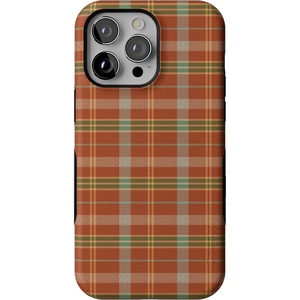 image:imageCasely iPhone 13 Pro Case  Spiced Chai  Fall Plaid  Bold Protective Design  MagSafe Compatible Design