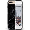 image:imageCasely iPhone 678 Plus Case  Leaf Me Alone  Green Floral Print  Bold Protective DesignBlack Marble