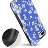 image:imageCasely iPhone 678 Plus Case  Leaf Me Alone  Green Floral Print  Bold Protective DesignBlue Cherry Blossom Floral