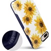 image:imageCasely iPhone 678 Plus Case  Leaf Me Alone  Green Floral Print  Bold Protective DesignBright Yellow Sunflowers Floral