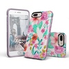 image:imageCasely iPhone 678 Plus Case  Leaf Me Alone  Green Floral Print  Bold Protective DesignOut And About  Light Pink Floral