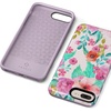 image:imageCasely iPhone 678 Plus Case  Leaf Me Alone  Green Floral Print  Bold Protective DesignOut And About  Light Pink Floral