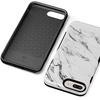 image:imageCasely iPhone 678 Plus Case  Leaf Me Alone  Green Floral Print  Bold Protective DesignWhite Marble