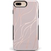 Pink and Gold Metallic Waves