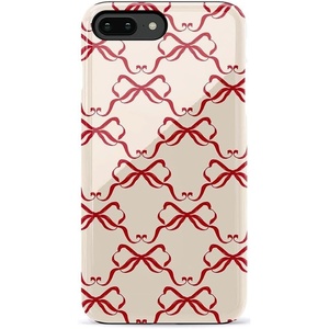 image:imageCasely iPhone 678 Plus Case  Leaf Me Alone  Green Floral Print  Bold Protective DesignAll Wrapped Up  Vintage Bows