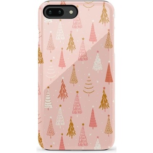 image:imageCasely iPhone 678 Plus Case  Leaf Me Alone  Green Floral Print  Bold Protective DesignBubblegum Forest  Christmas Tree