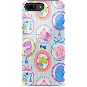 image:imageCasely iPhone 678 Plus Case  Leaf Me Alone  Green Floral Print  Bold Protective DesignChateau Pups  French Dog