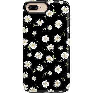 image:imageCasely iPhone 678 Plus Case  Leaf Me Alone  Green Floral Print  Bold Protective DesignDaisy Daydream Black Floral