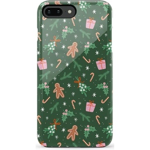 image:imageCasely iPhone 678 Plus Case  Leaf Me Alone  Green Floral Print  Bold Protective DesignEverything Nice  Gingerbread