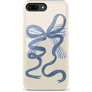 image:imageCasely iPhone 678 Plus Case  Leaf Me Alone  Green Floral Print  Bold Protective DesignHeartstrings  Blue Bow