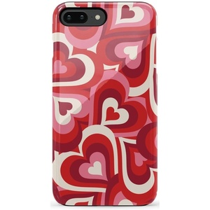 image:imageCasely iPhone 678 Plus Case  Leaf Me Alone  Green Floral Print  Bold Protective DesignLove Song Remix  Ombre Hearts