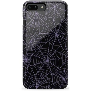 image:imageCasely iPhone 678 Plus Case  Leaf Me Alone  Green Floral Print  Bold Protective DesignMidnight Web  Spider Web