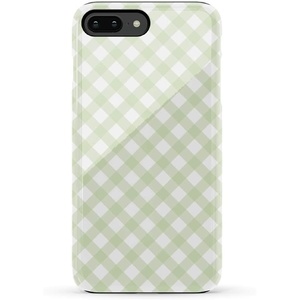 image:imageCasely iPhone 678 Plus Case  Leaf Me Alone  Green Floral Print  Bold Protective DesignMint Lattice  Sunday Best