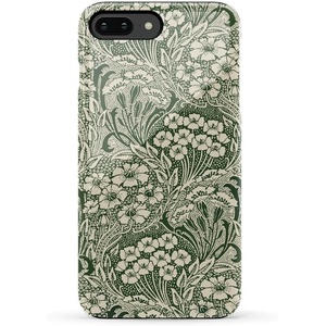 image:imageCasely iPhone 678 Plus Case  Leaf Me Alone  Green Floral Print  Bold Protective DesignMystic Meadow  Green Gardens