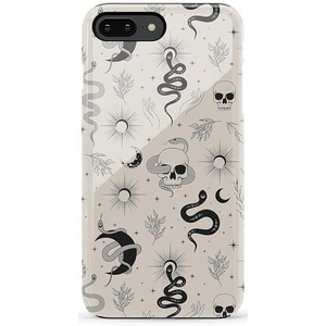 image:imageCasely iPhone 678 Plus Case  Leaf Me Alone  Green Floral Print  Bold Protective DesignNo Further Explanation  Snakes  Skulls
