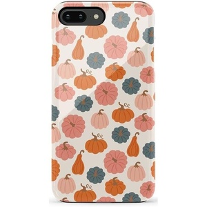 image:imageCasely iPhone 678 Plus Case  Leaf Me Alone  Green Floral Print  Bold Protective DesignOh My Gourd  Pumpkin Patch