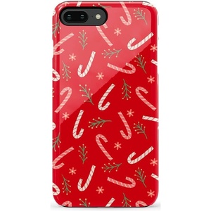 image:imageCasely iPhone 678 Plus Case  Leaf Me Alone  Green Floral Print  Bold Protective DesignPeppermint Kiss  Candy Cane