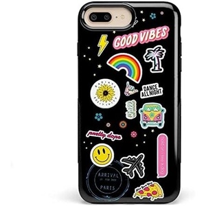 image:imageCasely iPhone 678 Plus Case  Leaf Me Alone  Green Floral Print  Bold Protective DesignStuck on U Festival Sticker Floral