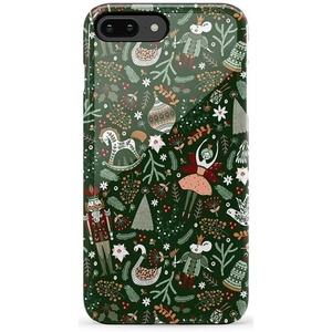 image:imageCasely iPhone 678 Plus Case  Leaf Me Alone  Green Floral Print  Bold Protective DesignSugar Plum Fairy  Winter Wonderland