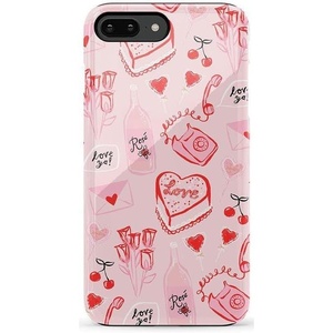 image:imageCasely iPhone 678 Plus Case  Leaf Me Alone  Green Floral Print  Bold Protective DesignThats Amore  Valentines