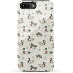 image:imageCasely iPhone 678 Plus Case  Leaf Me Alone  Green Floral Print  Bold Protective DesignThe Boyfriend Collection  Mallard  Co
