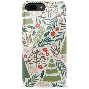 image:imageCasely iPhone 678 Plus Case  Leaf Me Alone  Green Floral Print  Bold Protective DesignUnder the Mistletoe  Holiday