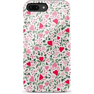 image:imageCasely iPhone 678 Plus Case  Leaf Me Alone  Green Floral Print  Bold Protective DesignVines of Love  Floral Heart