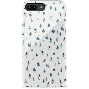 image:imageCasely iPhone 678 Plus Case  Leaf Me Alone  Green Floral Print  Bold Protective DesignWeve Peaked  Aprs Ski Mountains