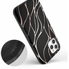 image:imageCasely iPhone 1212 Pro Case  Scribble Me that  Crayola Rainbow Pencil  Bold Protective Design  Compatible with MagSafe13 Black and Gold Metallic Waves