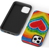 image:imageCasely iPhone 1212 Pro Case  Scribble Me that  Crayola Rainbow Pencil  Bold Protective Design  Compatible with MagSafeI Heart Tie Dye  Rainbow Heart