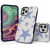 image:imageCasely iPhone 1212 Pro Case  Scribble Me that  Crayola Rainbow Pencil  Bold Protective Design  Compatible with MagSafeStars Align  Blue  White Stars
