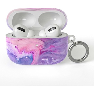 image:imageCasely Case Compatible with AirPods Pro 1  Opposites Attract  Day amp Night Colorblock Mountains AirPods CaseTie Dying Over You Purple Marble