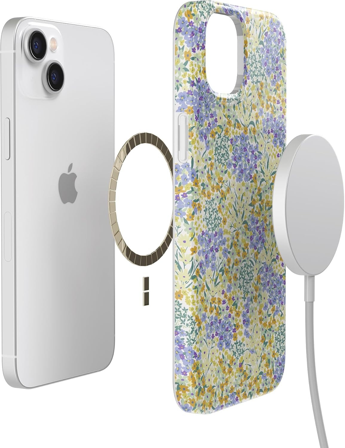 image:imageCasely iPhone 14 Case  Dream Garden  Cottagecore  Compatible with MagSafe  Classic Ultra Slim DesignDream Garden  Cottagecore