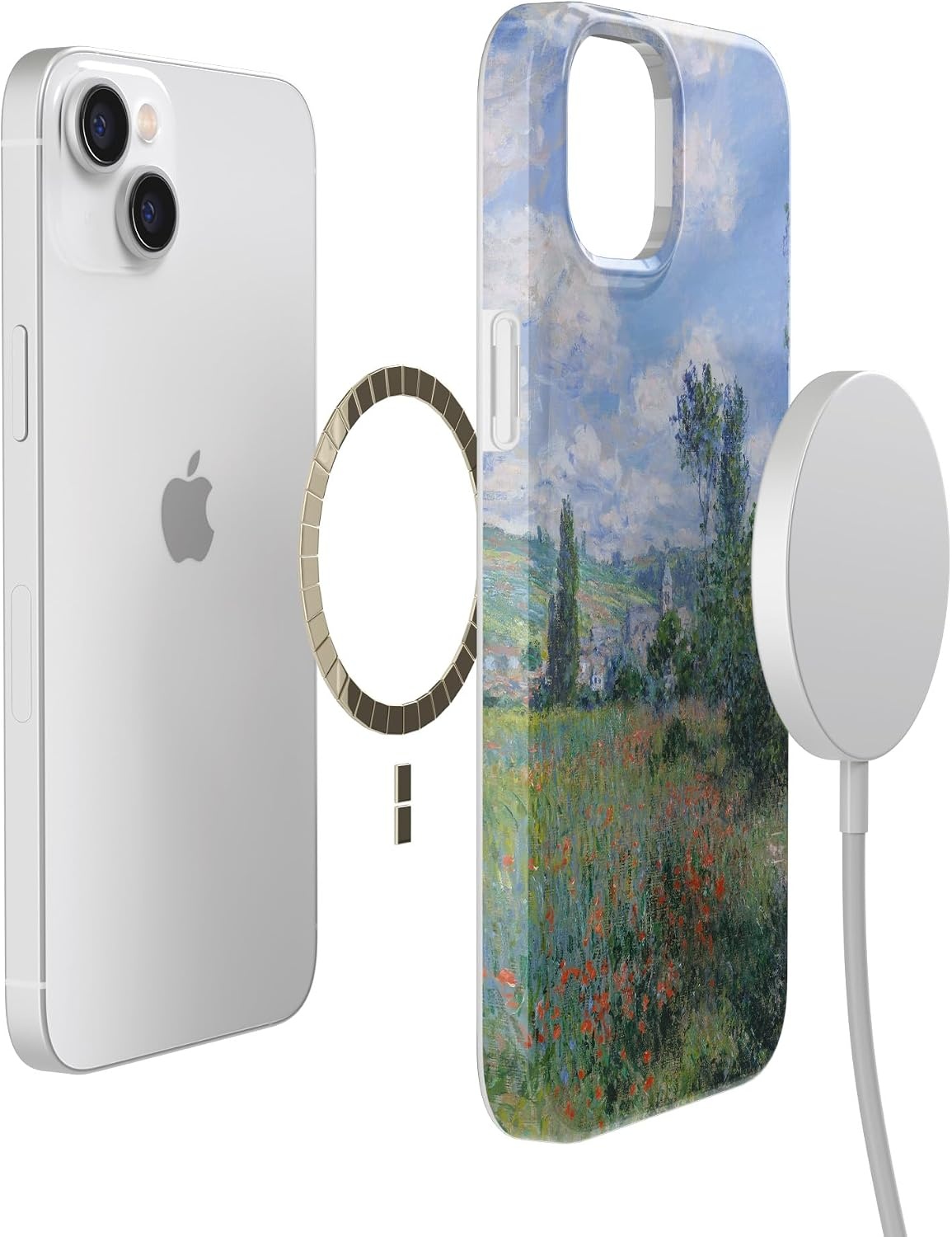 image:imageCasely iPhone 14 Case  Dream Garden  Cottagecore  Compatible with MagSafe  Classic Ultra Slim DesignMonets View  The Met Museum