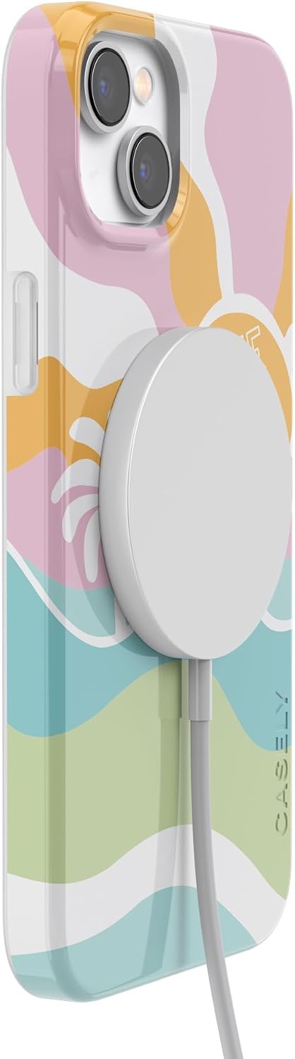 image:imageCasely iPhone 14 Case  Dream Garden  Cottagecore  Compatible with MagSafe  Classic Ultra Slim DesignPura Vida  Tropical Dreams