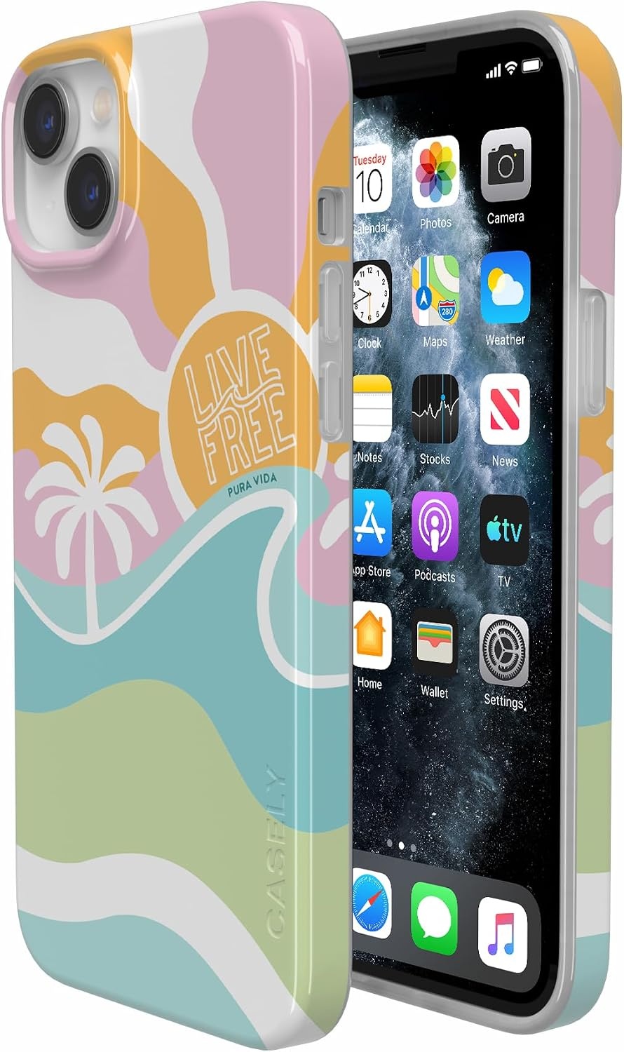 image:imageCasely iPhone 14 Case  Dream Garden  Cottagecore  Compatible with MagSafe  Classic Ultra Slim DesignPura Vida  Tropical Dreams