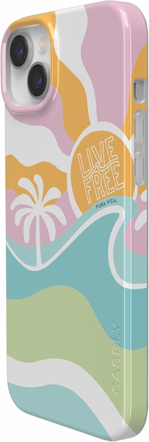 image:imageCasely iPhone 14 Case  Dream Garden  Cottagecore  Compatible with MagSafe  Classic Ultra Slim DesignPura Vida  Tropical Dreams