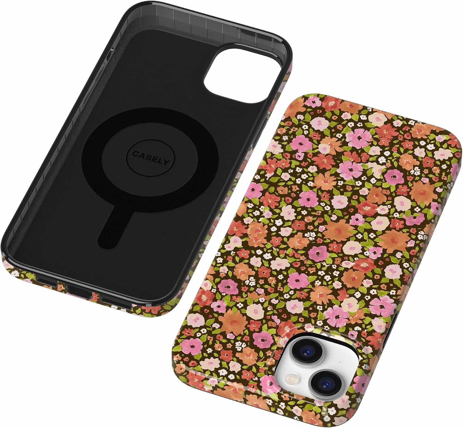 image:imageCasely iPhone 14 Case  Dream Garden  Cottagecore  Compatible with MagSafe  Classic Ultra Slim DesignRustic Roses  Boho Bouquet