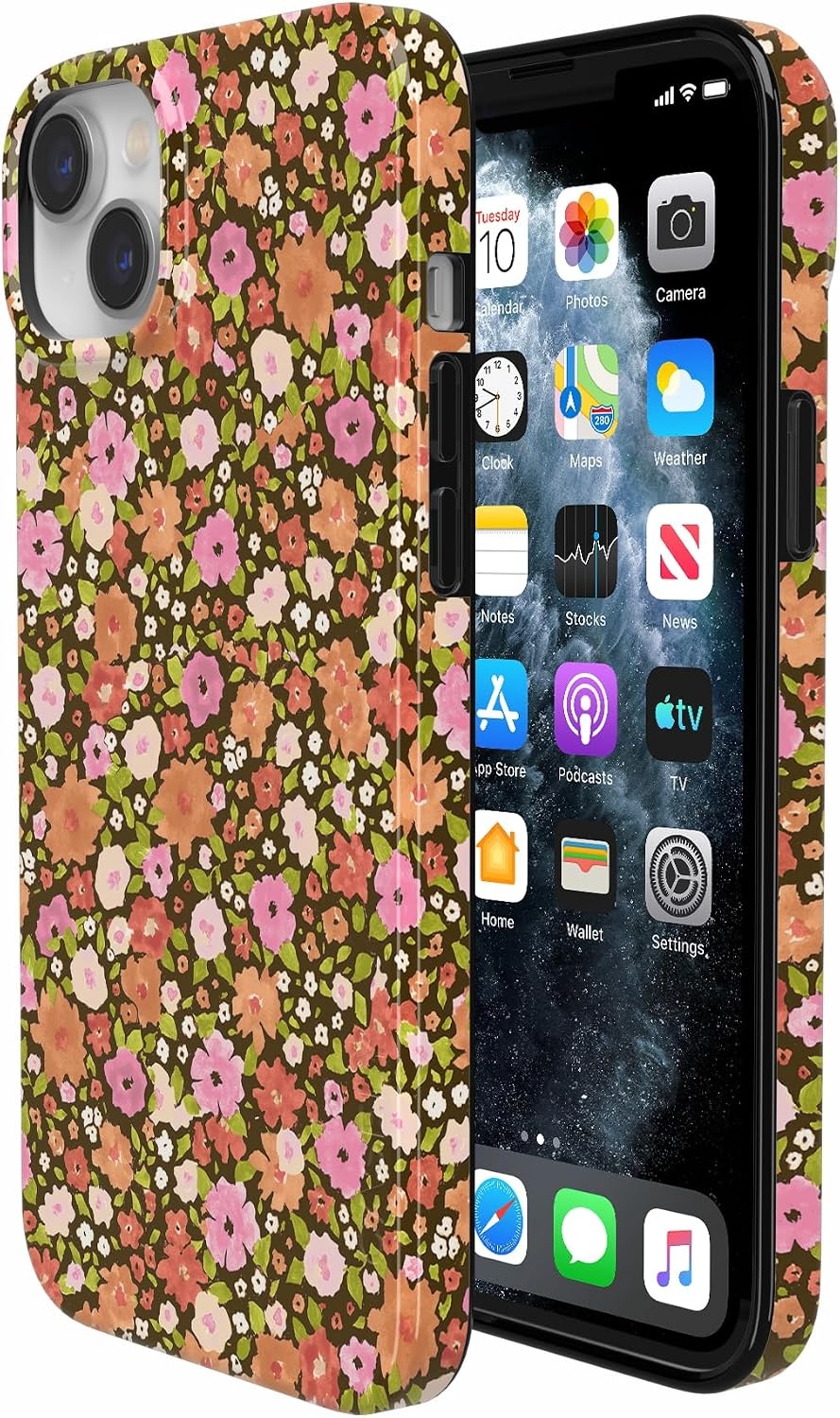 image:imageCasely iPhone 14 Case  Dream Garden  Cottagecore  Compatible with MagSafe  Classic Ultra Slim DesignRustic Roses  Boho Bouquet